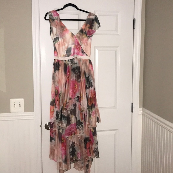 yas floral maxi dress
